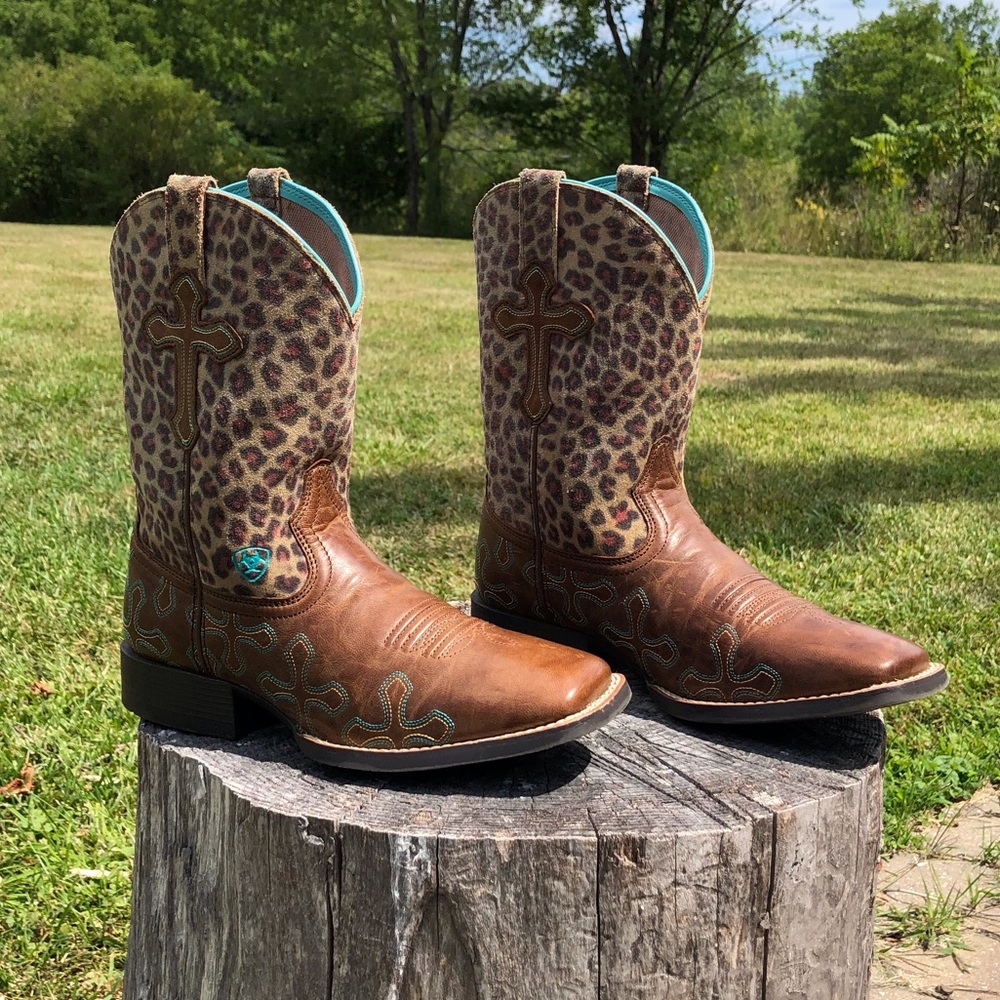 ARIAT Girls Leather Boots